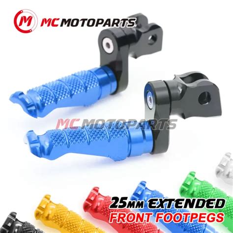 R FIGHT FRONT FOOT Pegs 25mm Extended Blue For Triumph Sprint ST RS