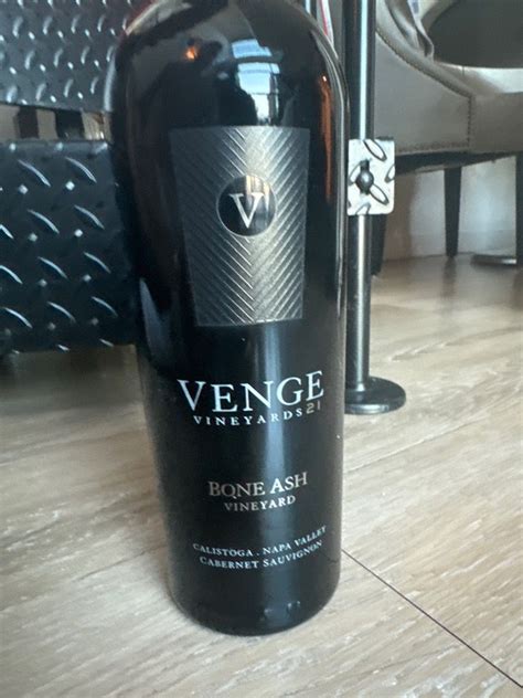 Venge Vineyards Cabernet Sauvignon Bone Ash Vineyard Usa