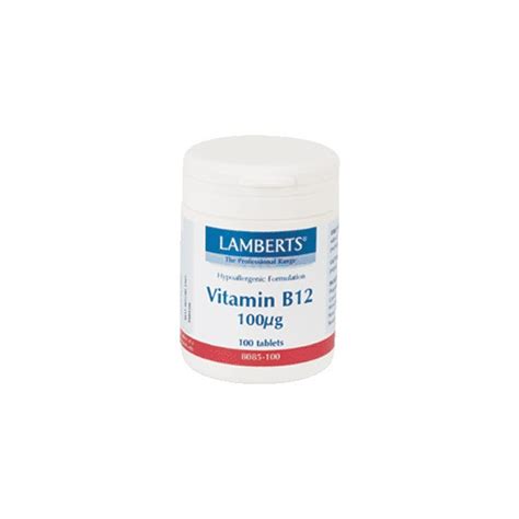 Vitamina B 12 100 Mcg 100 Comp Lamberts