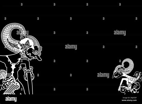 Javanese Traditional Wayang Kulit Background Is Suitable For Cultural