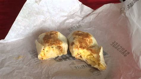 Taco Bells Grilled Breakfast Burritos Review Fiesta Potato Youtube