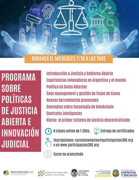 Programa Sobre Pol Ticas De Justicia Abierta E Innovaci N Judicial