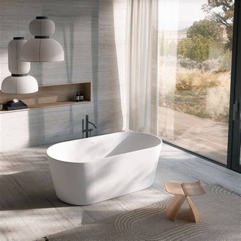 Baignoire Ovale Alchemy Glass Poser Pour Habitat