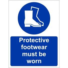 Foot Protection Signs Uk Safety Store