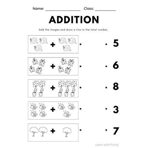 Addition And Subtraction Preschool Learning Worksheet • Teacha