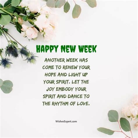 25 Happy New Week Wishes And Messages Wishes Expert