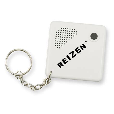 Reizen Talking Keychain Alarm Clock - White