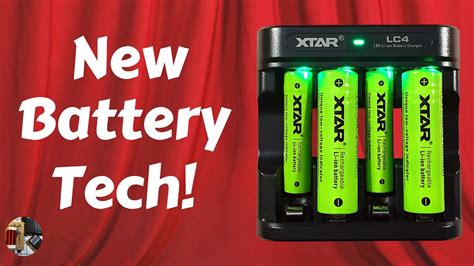 XTAR LC4 1 5V AA AAA Lithium Batteries Charger Review YouTube