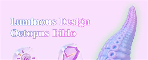 Amazon Tentacle Dildo Adult Sex Toys Luminous Thick Monster Dildo With Suction Cup
