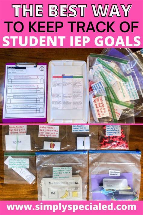 How To Setup Iep Goal Bins Simply Special Ed Artofit