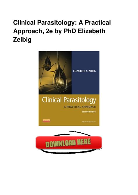 Pdfcoffee Lecture Notes Clinical Parasitology A Practical Approach