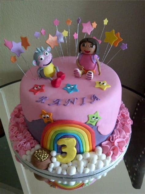 Dora And Boots Decorated Cake By Rezana Cakesdecor