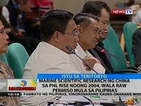 Bt Marine Scientific Research Ng China Sa Phl Rise Noong Wala