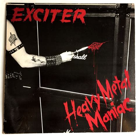 Exciter Heavy Metal Maniac Lp Original Vintage Vinyl Etsy