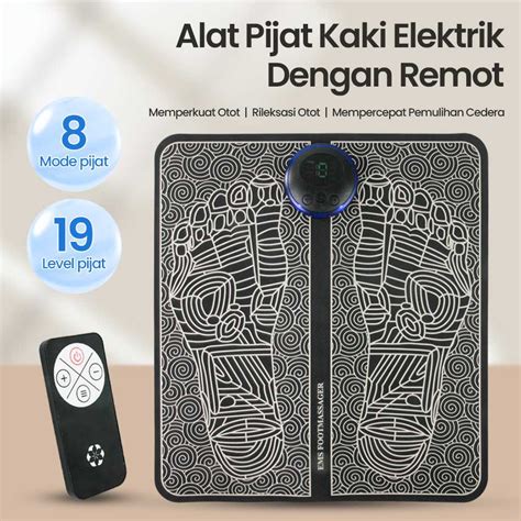 Jual Yuku Alat Pijat Kaki Elektrik Ems Foot Massager Usb Mode