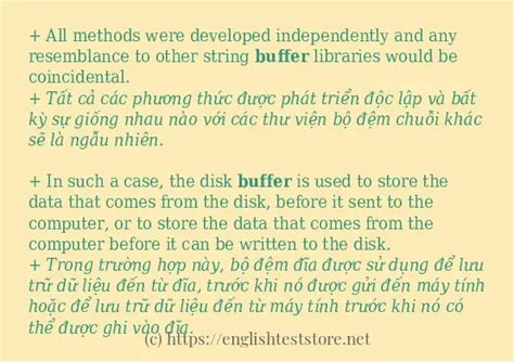 Cách Dùng Từ “buffer” Englishteststore Tiếng Việt