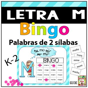 Ideas De Tarjeta De Silabas Silabas Bingo De Letras Silabas Para