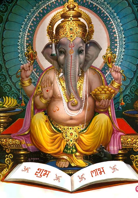 Hindu Elephant God Art