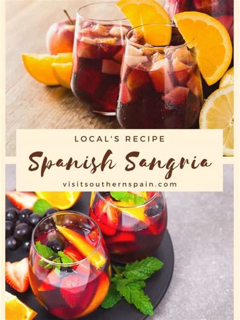 Best Refreshing Spanish Sangria Recipe Visit Southern Spain