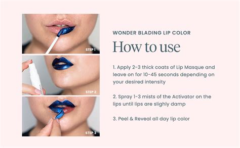 Wonderskin Wonder Blading Peel And Reveal Lip Stain Kit