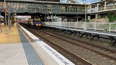 XPT Train Brisbane To Sydney XPT Train On The Up Through Hornsby