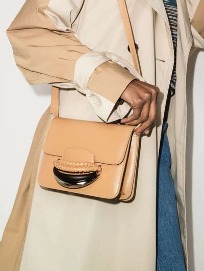 Chloé Kattie Leather Crossbody Bag In Nude Modesens