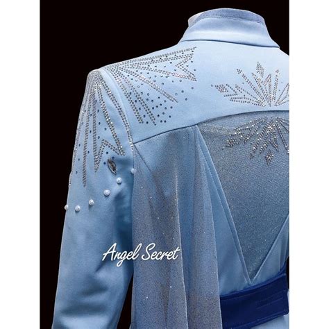 J886 Frozen2 Elsa Dress Costume New Rhinestone Version Frozen Elsa