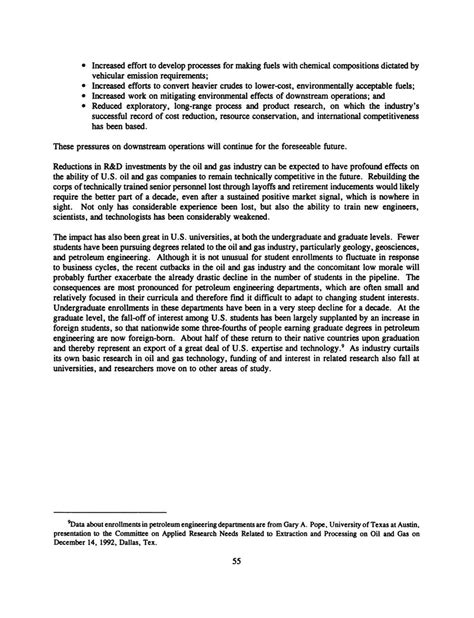 APPENDIX B: RECENT CHANGES AFFECTING OIL AND GAS RESEARCH | Advanced