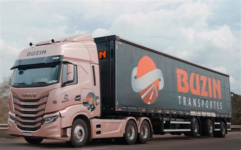 Quantos Caminhões Tem A Buzin Transportes - IVECO S-Way surpreende Transportadora Buzin Transportes com economia de ...