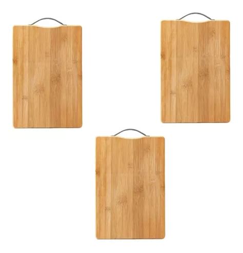 Pack Tabla Para Cortar De Cocina Bamb Cm Cuotas Sin Inter S