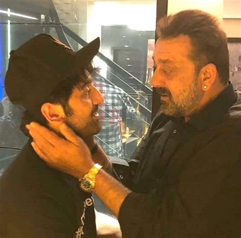 Ranbir Kapoor And Sanjay Dutt Caught In A Candid Moment As They Catch