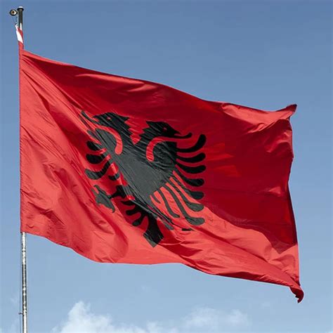 Albania Flag Double Headed Eagle OUTDOOR INDOOR BANNER ALBANIAN Arms 90 ...