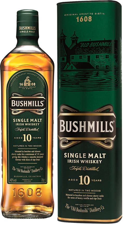 Bushmills 10 YO 40% купити віскі односолодовий Ірландія 0.7л оптова ...