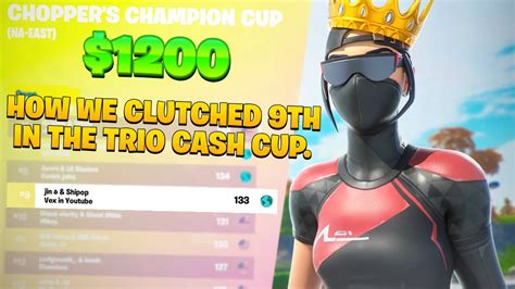 How We Placed Th In The Trio Cash Cup Vex Youtube