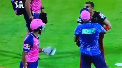 Watch Harshal Patel Refuses To Shake Hands With Riyan Parag After Rcb