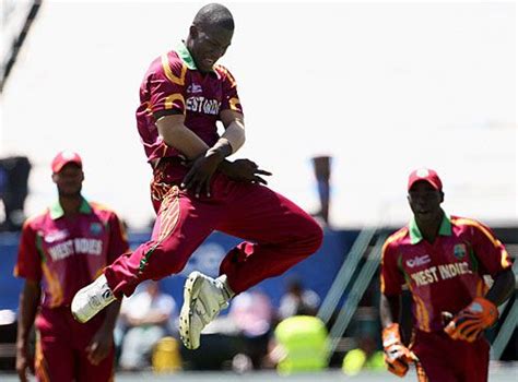 Darren Sammy Celebrates James Hopes Wicket Espncricinfo