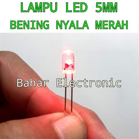 Jual Lampu Led 5MM Bening Nyala Merah Di Lapak Bahar Electronic Bukalapak