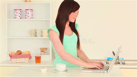 Cute And Brunette Girl During Summer Evening Stock Footage Video Of Denim Jeans 176802218