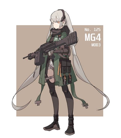 Mg And Mg Girls Frontline Drawn By Einheadt Danbooru