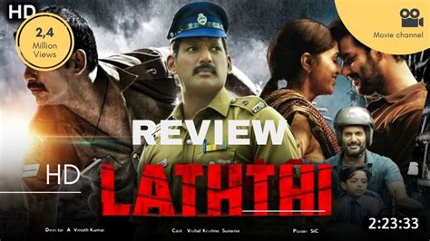 lathi review| vishal movie | tamil movie - YouTube