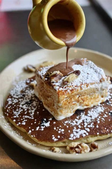 Hot Cocoa Pancakes Inspired By Snooze Female Foodie