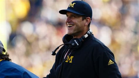 Jim Harbaugh ditches signature cheap khakis