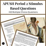 APUSH Period 2 Topic 2 3 Stimulus Based Multiple Choice Questions