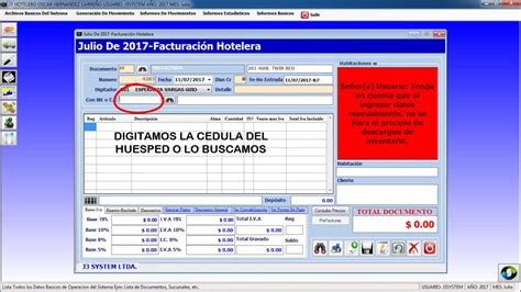 Facturación Hotelera J3 System Youtube