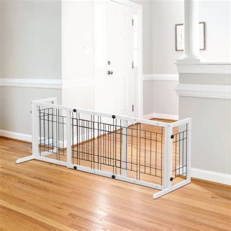 Vivifying Wooden Detachable Freestanding Pet Playpen, Adjustable Indoor ...