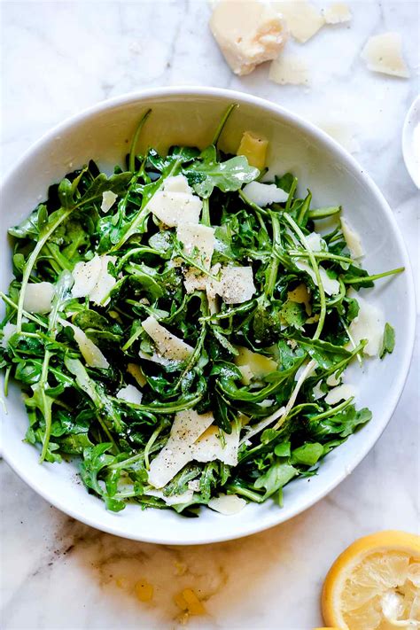 Salade De Roquette Avec Copeaux De Parmesan We Cooking