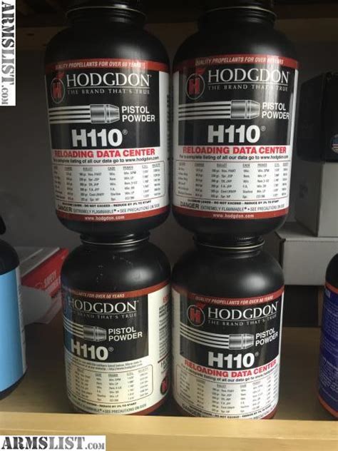 Armslist For Saletrade Hodgdon H110 Powder