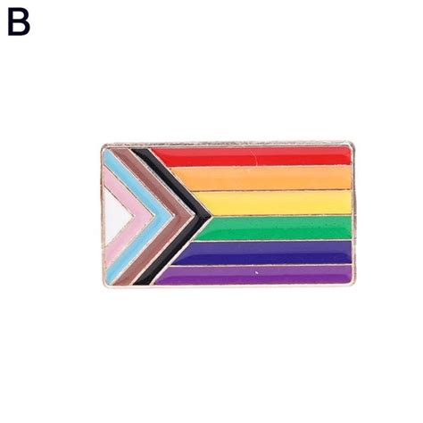 1MIX COLOURS PROGRESS PRIDE Badge Lapel Pin LGBTQIA LGBTQ Gay Trans Bi Min U1N9 2 40 PicClick AU