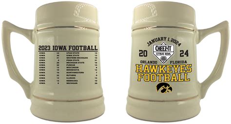 2024 Iowa Football Citrus Bowl Glassware | Bravo Sports Marketing