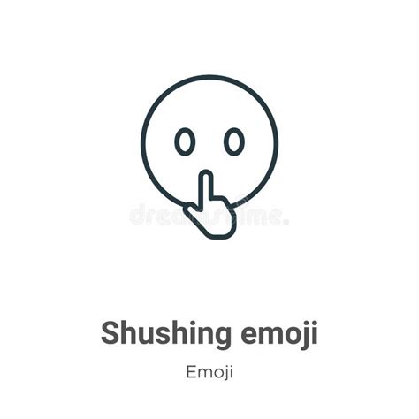 Shush Emoji Stock Illustrations – 58 Shush Emoji Stock Illustrations ...